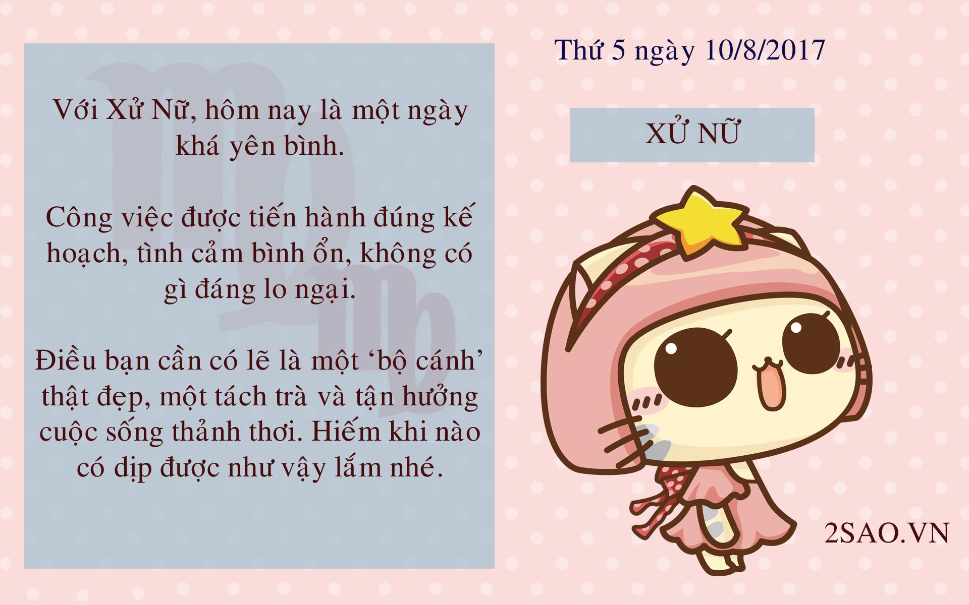 Tử vi thứ 5 ngày 10/8/2017 của 12 cung hoàng đạo-6