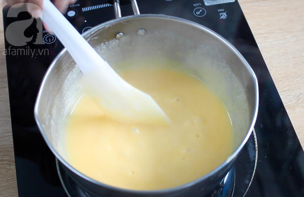 Soi ngay cách làm bánh su kem khổng lồ nhân tan chảy siêu hot-11