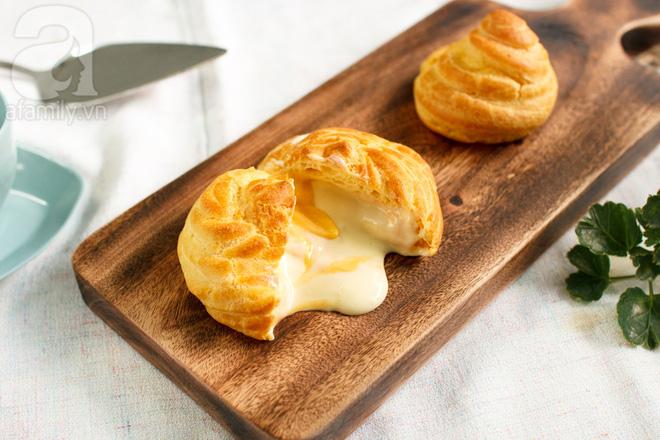 Soi ngay cách làm bánh su kem khổng lồ nhân tan chảy siêu hot-13