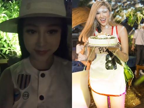 Bầu 8 tháng, Huyền Baby 'trốn con' dự tiệc sinh nhật 'Hoa hậu châu Á'-1