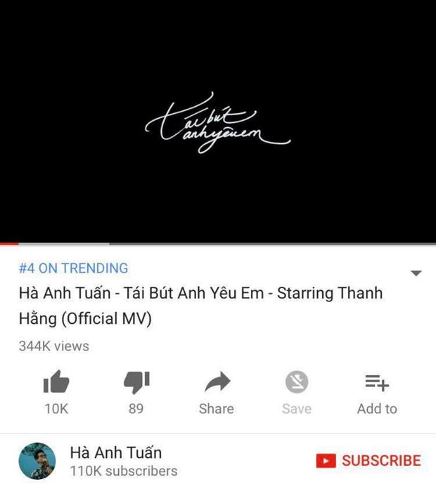 MV chuyện tình của Hà Anh Tuấn và Thanh Hằng lọt top trending Youtube sau 24 giờ ra mắt-1