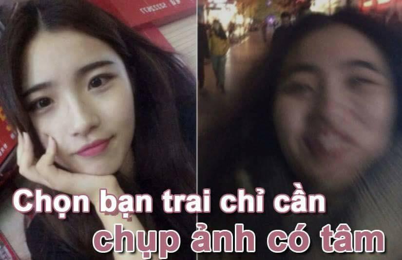 Bạn trai chụp ảnh không có tâm, biến người yêu xinh đẹp thành 'xấu điên đảo'-1
