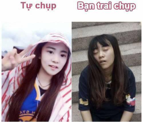Bạn trai chụp ảnh không có tâm, biến người yêu xinh đẹp thành 'xấu điên đảo'-9