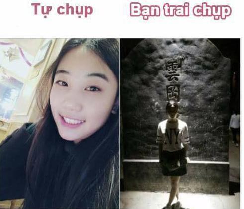 Bạn trai chụp ảnh không có tâm, biến người yêu xinh đẹp thành 'xấu điên đảo'-3