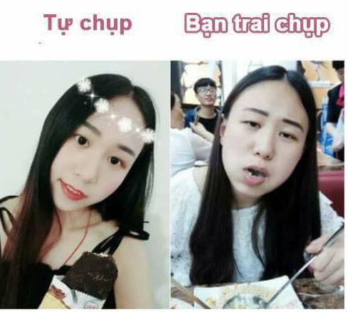 Bạn trai chụp ảnh không có tâm, biến người yêu xinh đẹp thành 'xấu điên đảo'-4