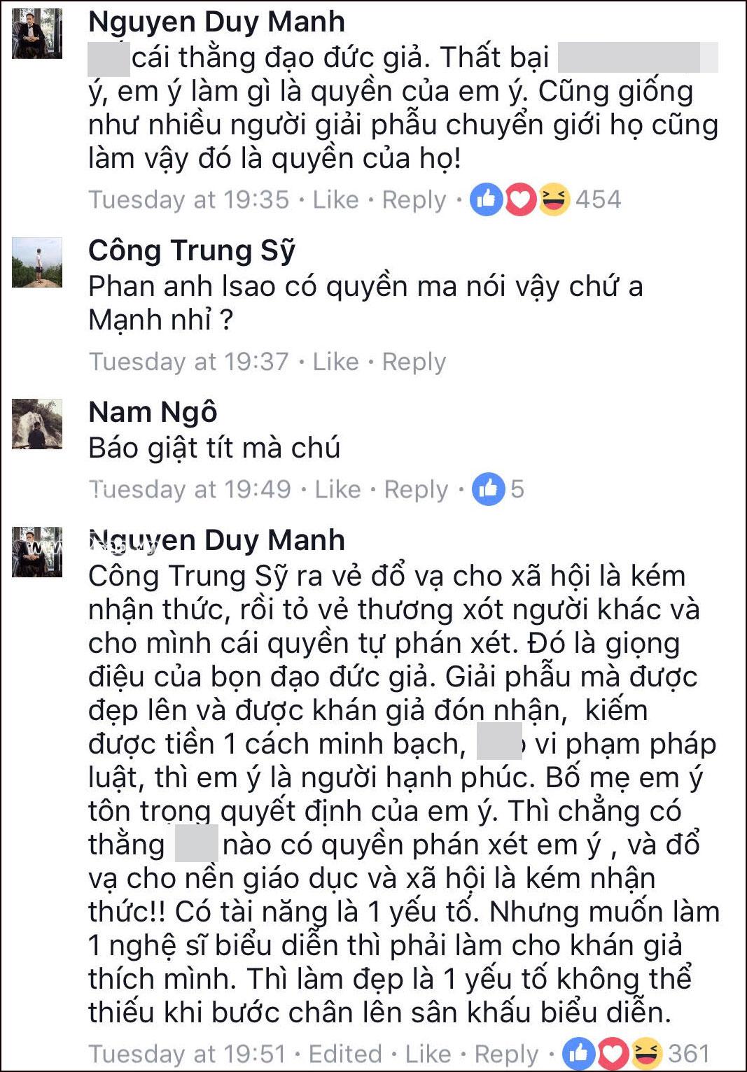 Phản đối Đức Phúc phẫu thuật, MC Phan Anh bị Duy Mạnh mắng 'đạo đức giả'-2