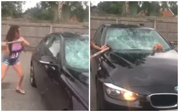 Người phụ nữ điên cuồng đập xe sang và lời tâm sự chua chát về hôn nhân 10 năm-1