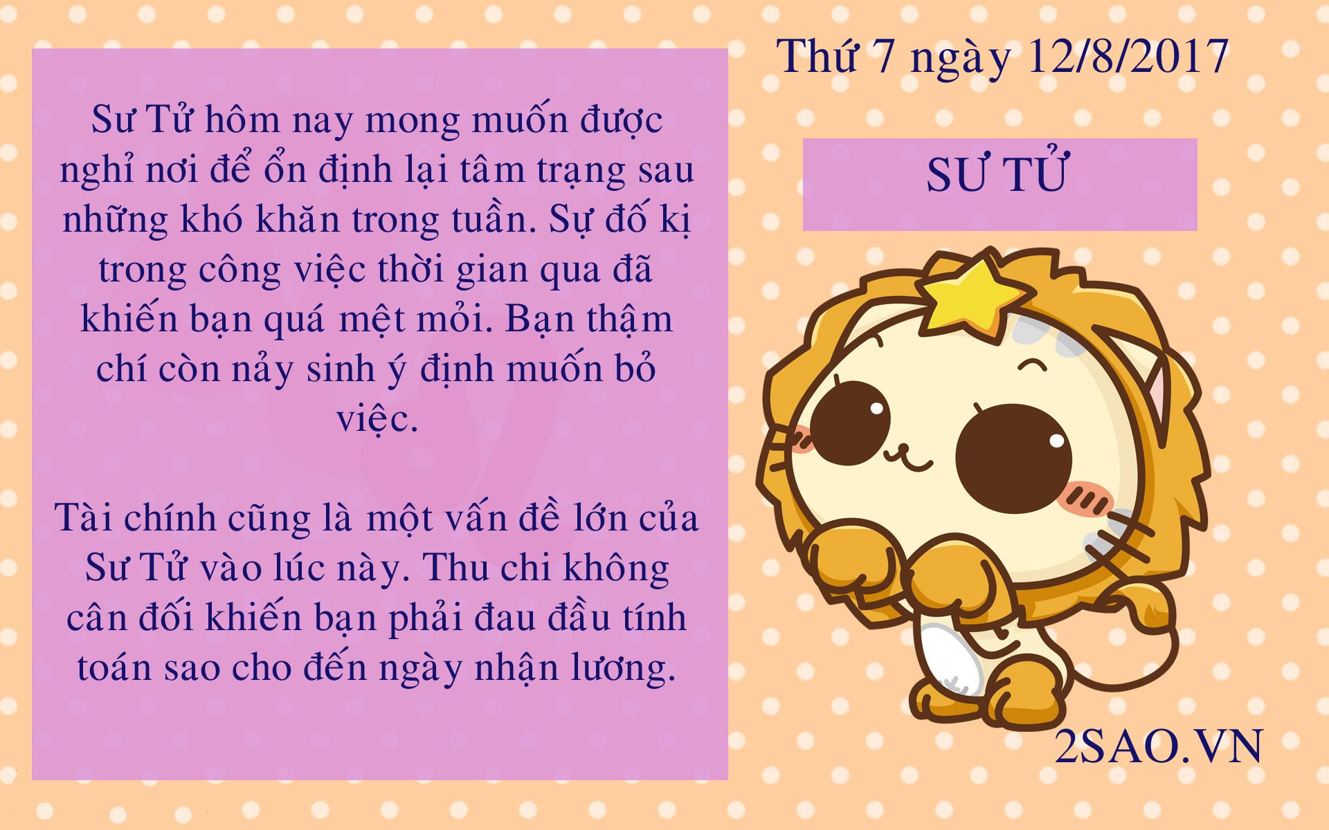 Tử vi thứ 7 ngày 12/8/2017 của 12 cung hoàng đạo-5