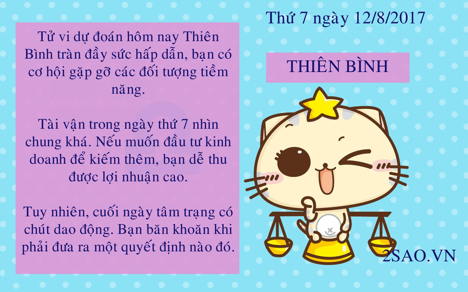 Tử vi thứ 7 ngày 12/8/2017 của 12 cung hoàng đạo-7