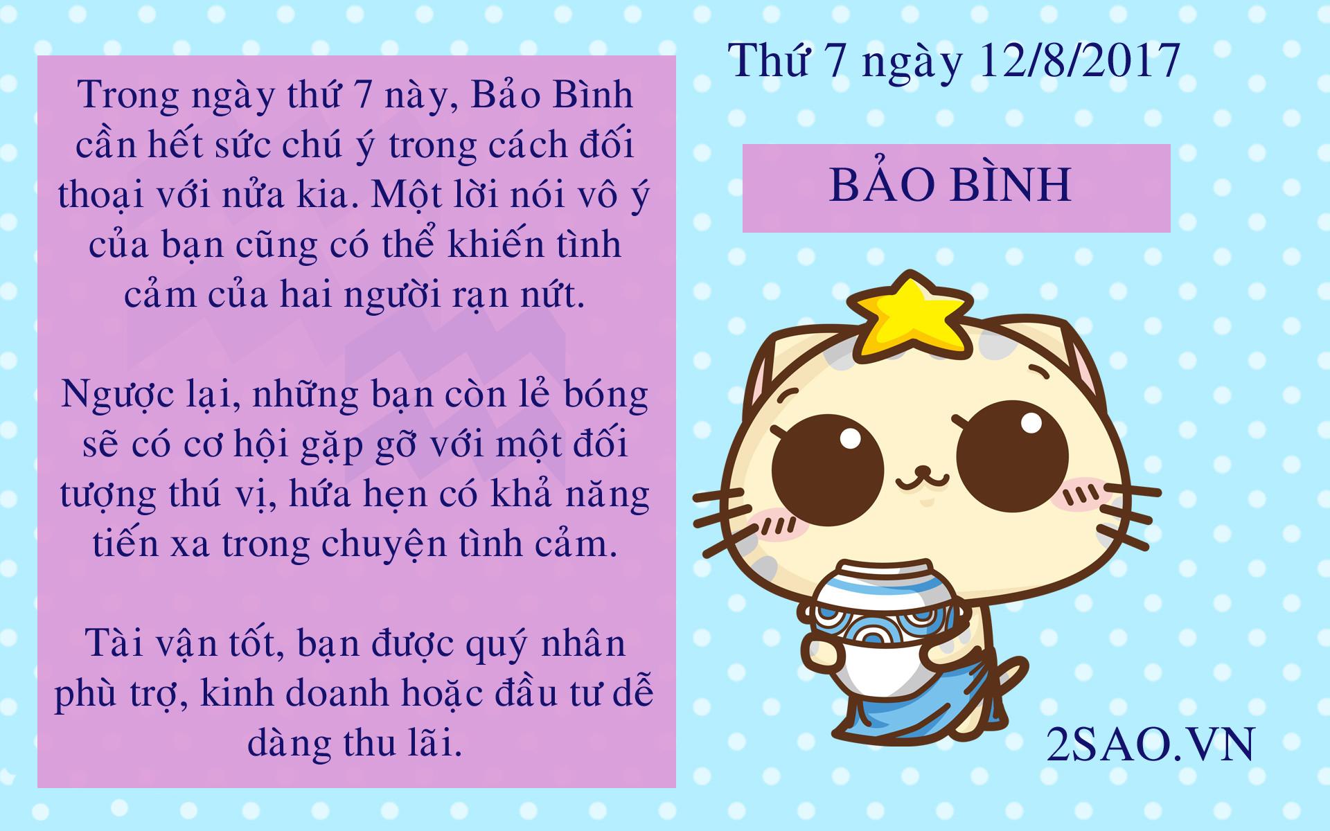 Tử vi thứ 7 ngày 12/8/2017 của 12 cung hoàng đạo-11