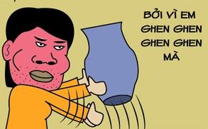 Truyện cười: Ghen thôi, đừng... ghen quá-1