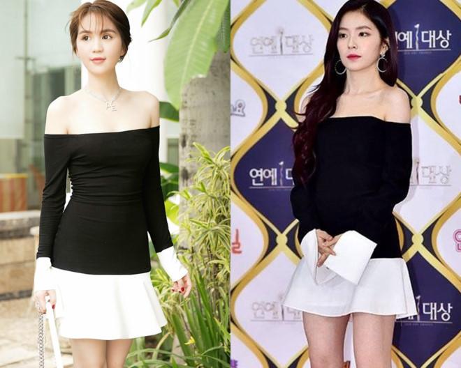 Ngọc Trinh và những lần diện váy nhái từ nhà mốt quốc tế-5