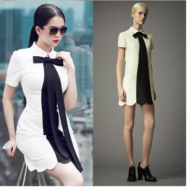 Ngọc Trinh và những lần diện váy nhái từ nhà mốt quốc tế-6