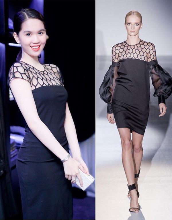 Ngọc Trinh và những lần diện váy nhái từ nhà mốt quốc tế-9