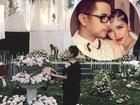 Hé lộ không gian tiệc cưới ngập sắc hoa của anh trai Bảo Thy và vợ hot girl
