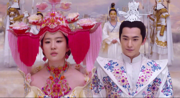 'Tam sinh tam thế' bản điện ảnh: Tạo hình của Lưu Diệc Phi bị chê ỉ ôi vì lông mày xếch, đầu đội mâm ngũ quả-7