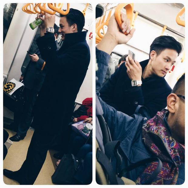 Đã đẹp trai thì ngủ quên trên xe bus như anh chàng này cũng thành 'cực phẩm'!-4