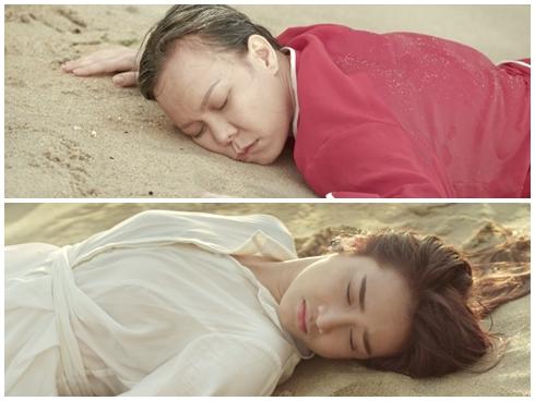 Nhã Phương hoán đổi nhân cách với Việt Hương sau khi bị lốc cuốn