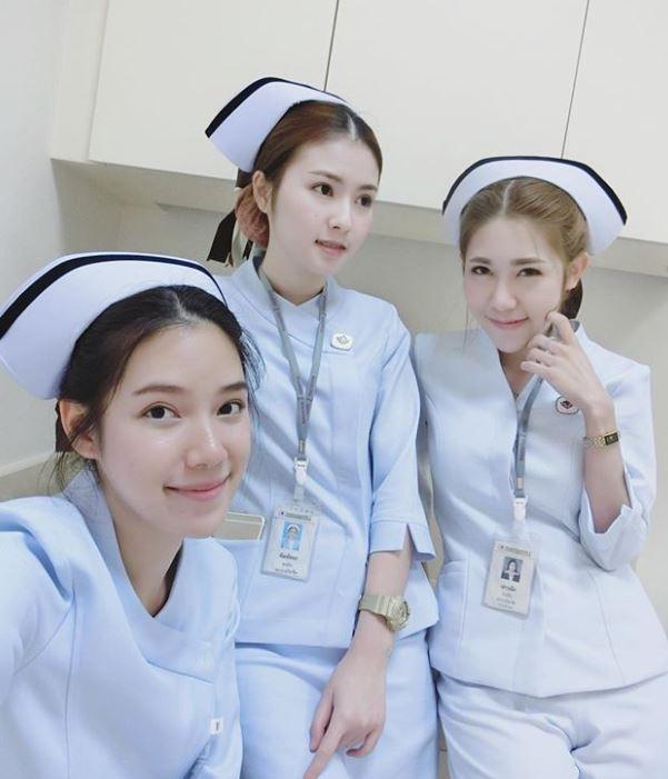 Ngẩn ngơ với nhan sắc đẹp xuất sắc của nữ y tá người Thái Lan-2