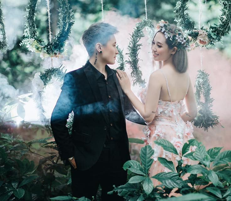 MC Ngọc Trang khoe ảnh cưới với người yêu đồng giới kém 8 tuổi-7