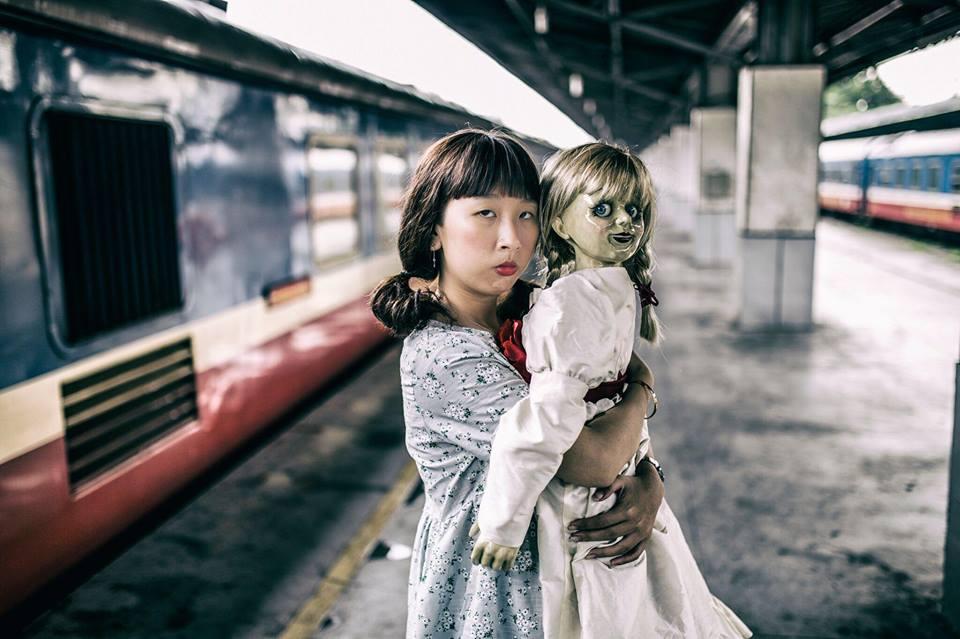 Trang Hý tung bộ ảnh 'Cùng Annabelle đi khắp thế gian' gây sốt-5