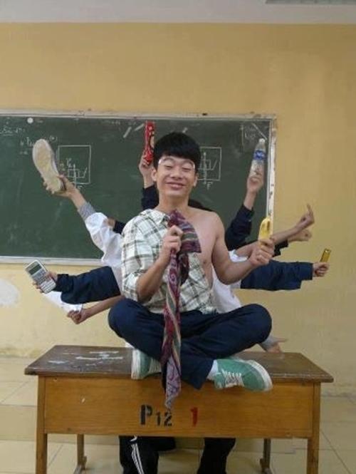 Những trò nghịch ngợm 'bá đạo' của học sinh Việt-5