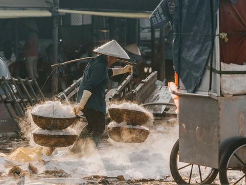 Hình ảnh bình dị trên cảng cá Bà Rịa - Vũng Tàu