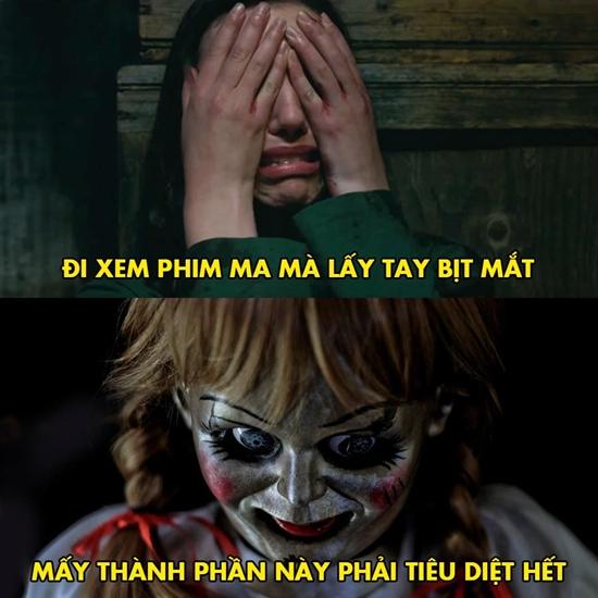 Chết cười với loạt ảnh chế búp bê ma Annabelle của cư dân mạng-9