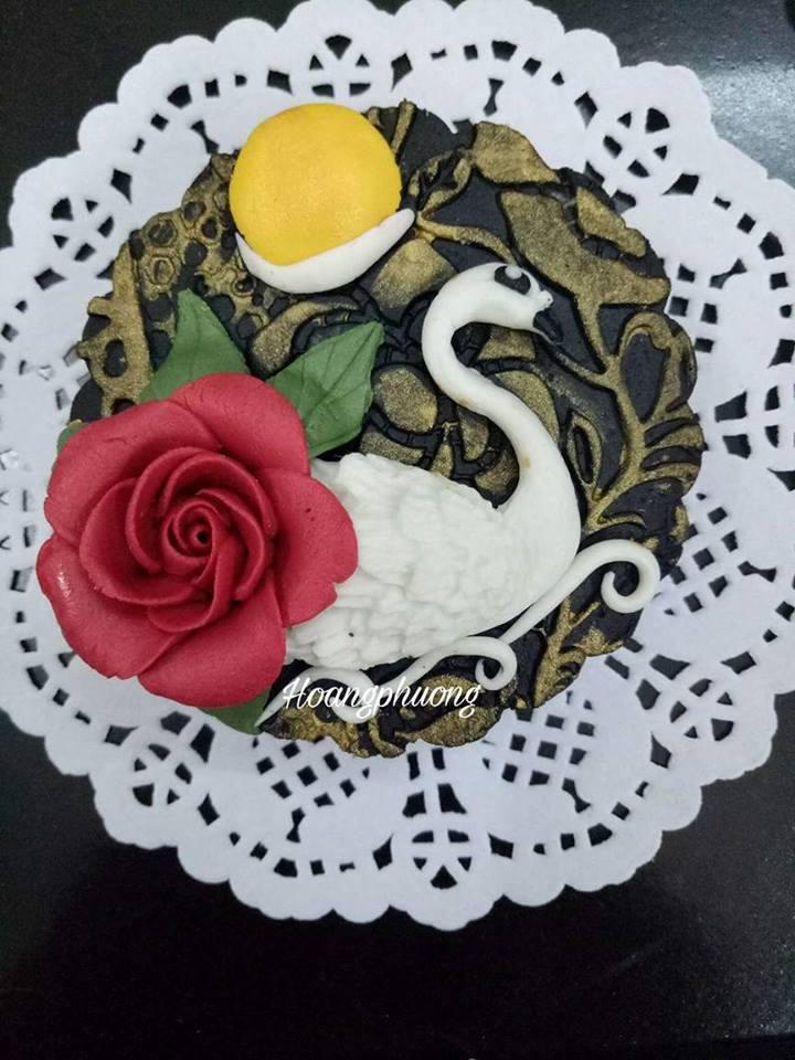 Ngây ngất với bánh Trung thu hoa văn đẹp say lòng của cô giáo tiểu học-1