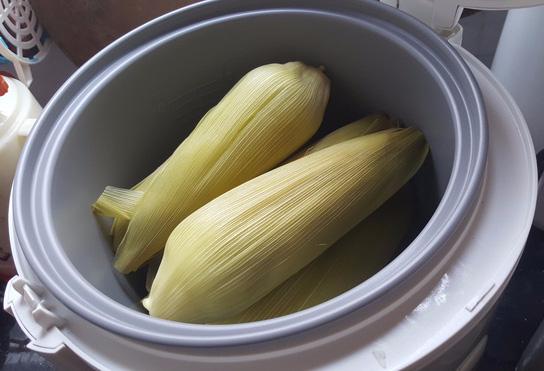 Nồi cơm điện 'thần thánh' lắm, hết luộc gà, ủ sữa chua và giờ còn luộc được ngô nữa-2