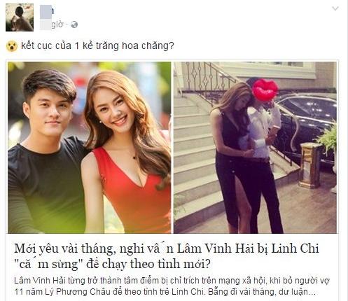 Vợ cũ Lâm Vinh Hải bức xúc khi bị lôi vào scandal tình ái của Linh Chi-1