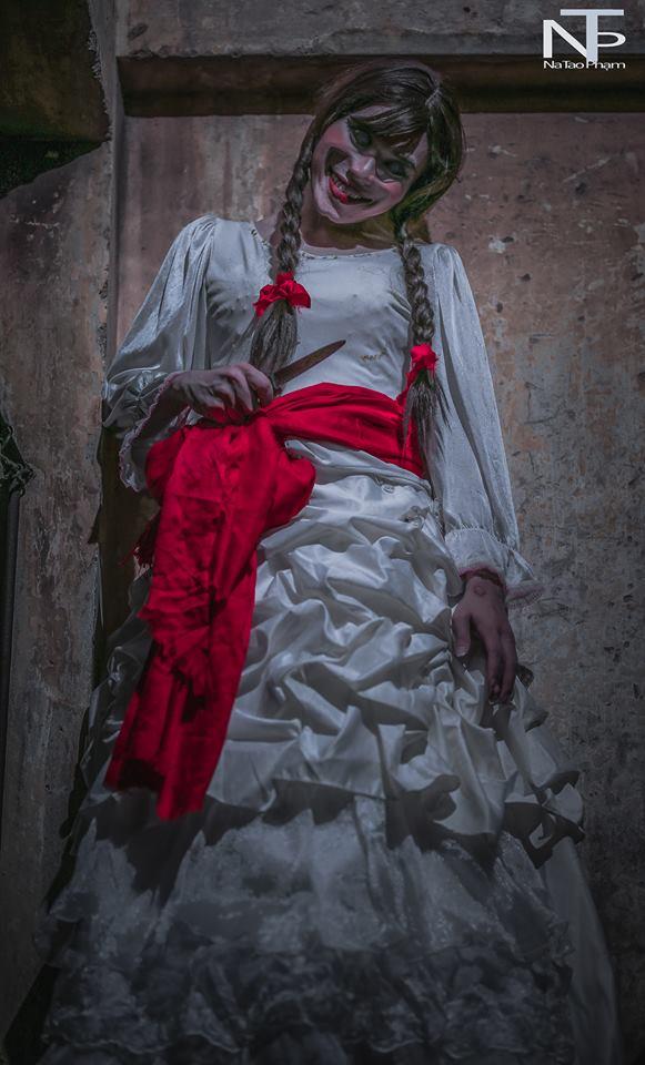 Bộ ảnh búp bê ma Annabelle 'phiên bản' cố nhạc sĩ Michael Jackson sau thẩm mỹ-5