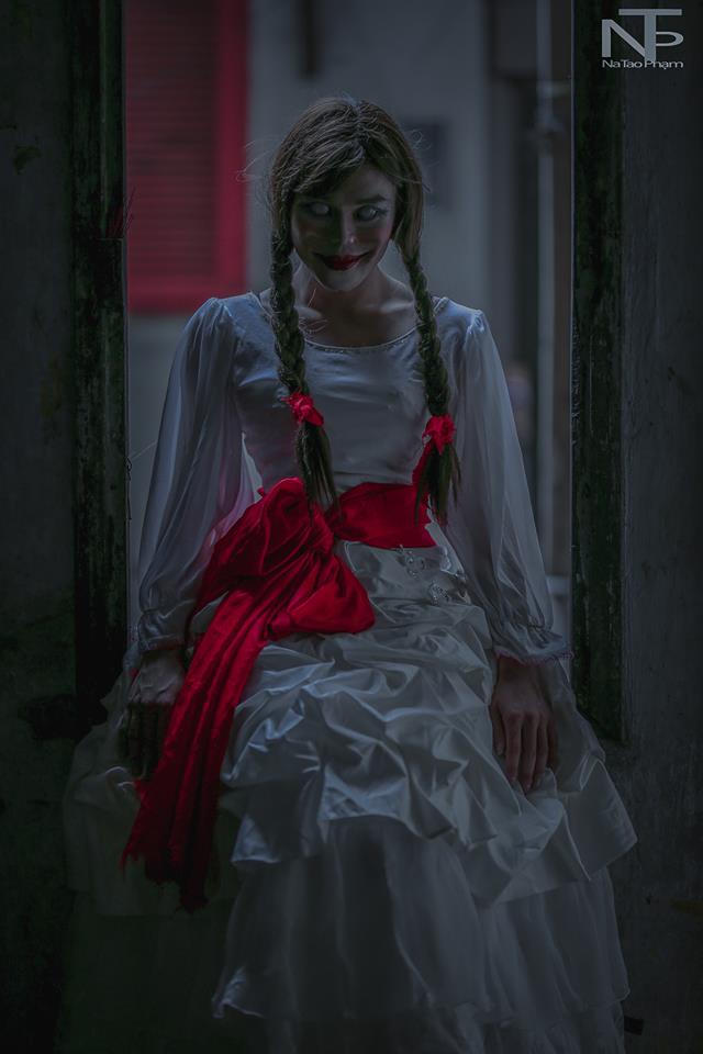 Bộ ảnh búp bê ma Annabelle 'phiên bản' cố nhạc sĩ Michael Jackson sau thẩm mỹ-6