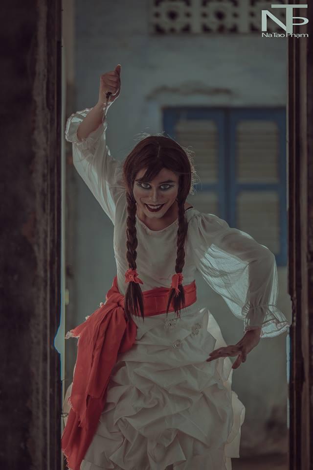 Bộ ảnh búp bê ma Annabelle 'phiên bản' cố nhạc sĩ Michael Jackson sau thẩm mỹ-8