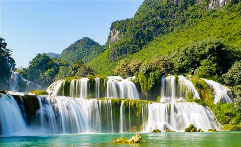 150+ tranh phong cảnh thác nước thiên nhiên tươi mát đẹp nhất | Phong cảnh,  Tranh phong cảnh, Thác nước