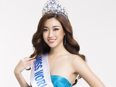 Hoa hậu Đỗ Mỹ Linh khoe vẻ đẹp tinh khôi khi trở thành 'Miss World Vietnam 2017'