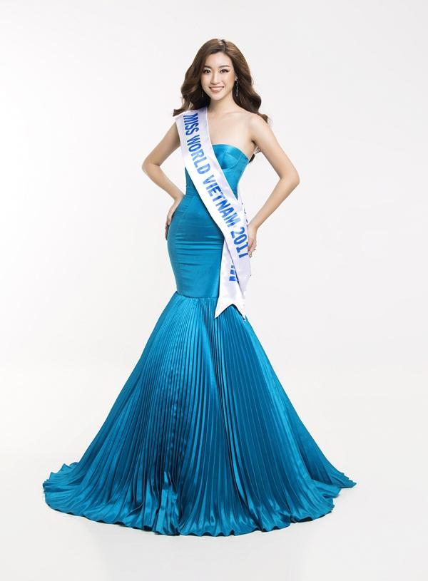 Hoa hậu Đỗ Mỹ Linh khoe vẻ đẹp tinh khôi khi trở thành 'Miss World Vietnam 2017'-6