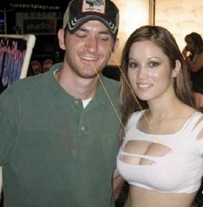 Ảnh hài: Liếc trộm, khi 'bản năng đàn ông' trỗi dậy-3