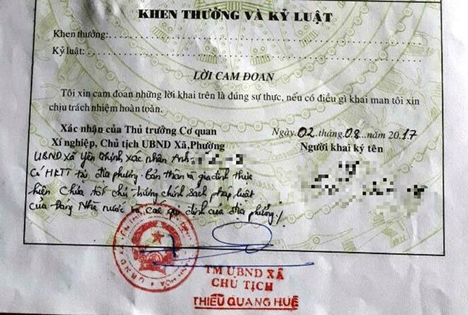 Nam sinh bị trường trả hồ sơ nhập học vì xã phê lý lịch xấu-1
