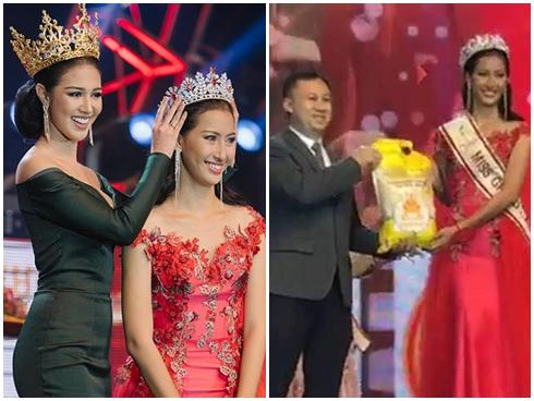 Chuyện thật như đùa: Tân Hoa hậu Hòa Bình Campuchia 2017 được thưởng... một bao gạo