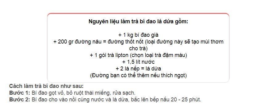Tự làm trà bí đao lá dứa quá dễ, ngon thần thánh, uống tỉnh cả người-2