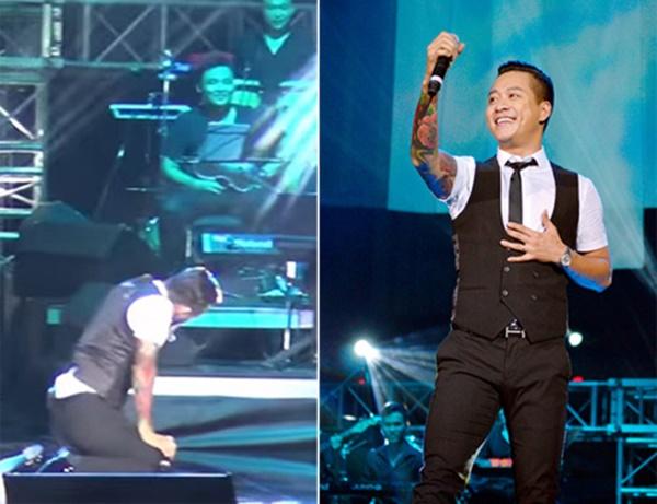 Thót tim với những pha ngã sấp mặt trên sân khấu của dàn sao Việt-4