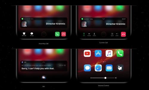 Ngắm concept iPhone 8 UI với thanh Home Bar thông minh-3