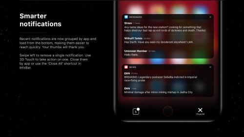Ngắm concept iPhone 8 UI với thanh Home Bar thông minh-4