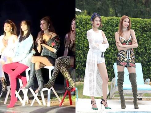 Tưởng chặt chém váy áo đêm chung kết The Face, ai ngờ Hoàng Thùy lại đụng hàng Hồ Ngọc Hà-10