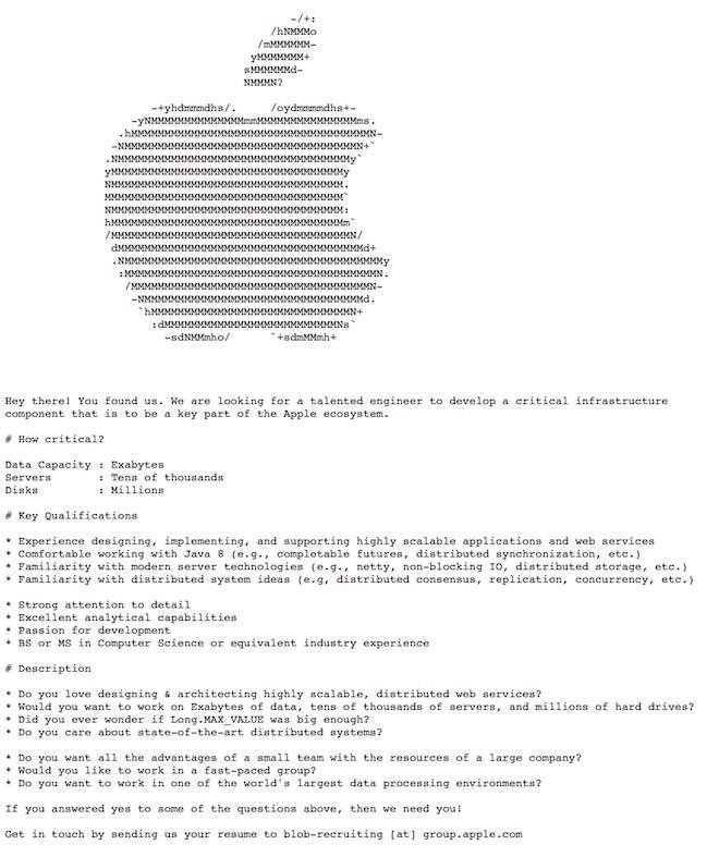 Cách đăng tin tuyển dụng chẳng giống ai của Apple-1