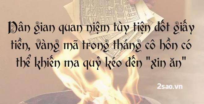Những điều nên tránh trong ngày mồng 1 của tháng cô hồn-1