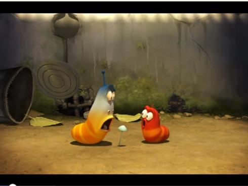 Ấu trùng tinh nghịch Larva đau bụng