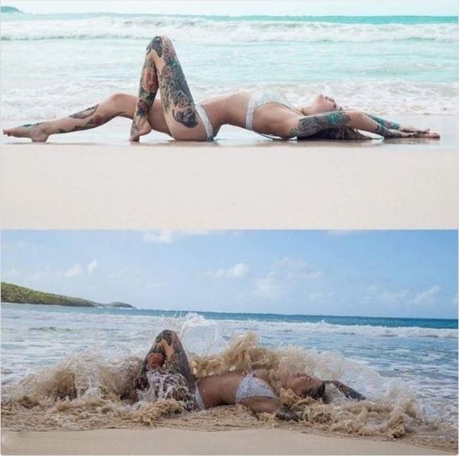 Bất ngờ với hậu trường sống ảo của giới trẻ-1