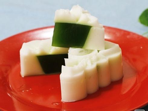 Cách làm bánh trung thu rau câu nhân trà xanh ngọt mát, ăn chẳng lo béo